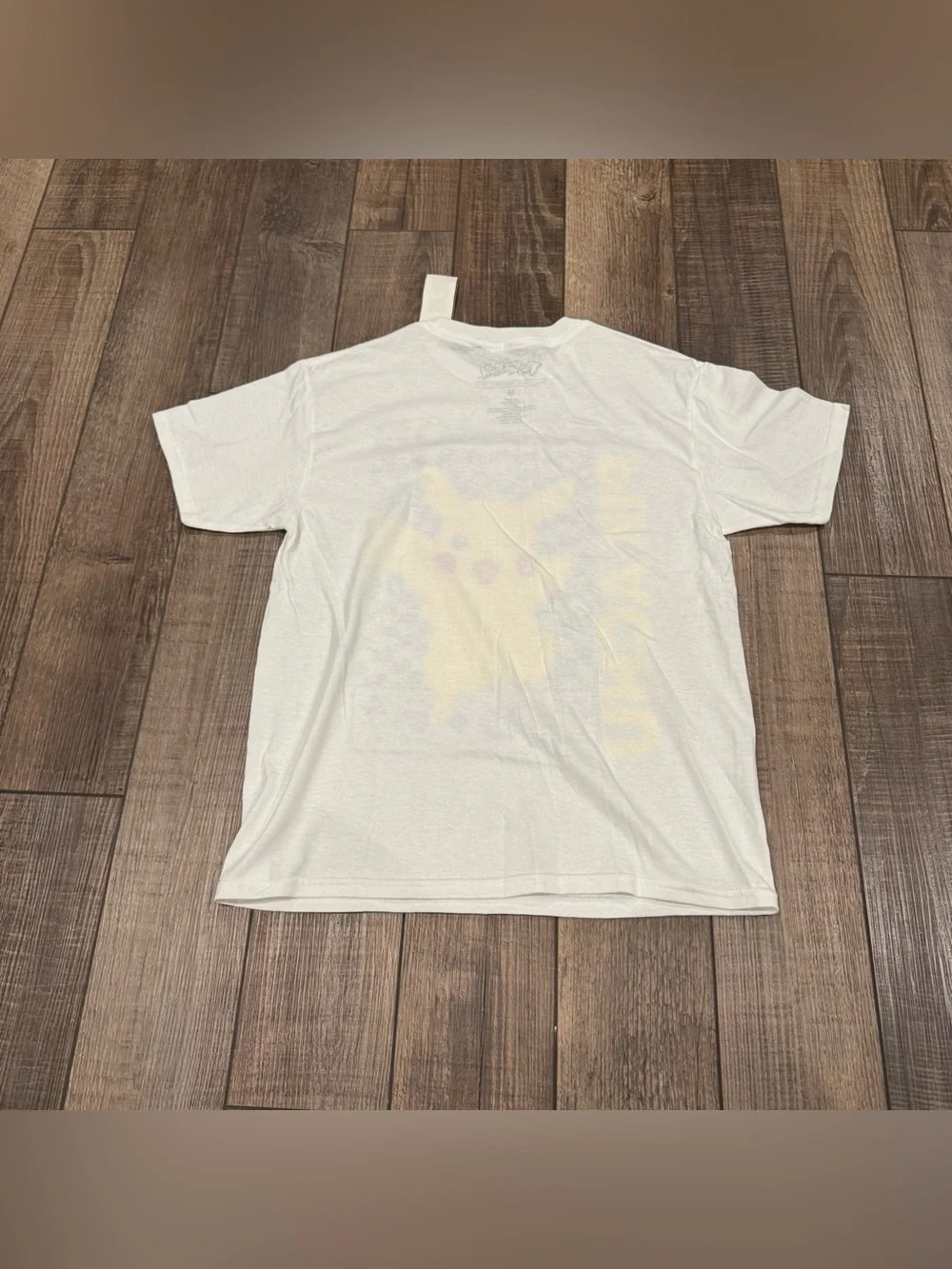 Pokemon T-Shirt Boy's Medium Short Sleeve Graphic New 025 Pikachu 100% Cotton